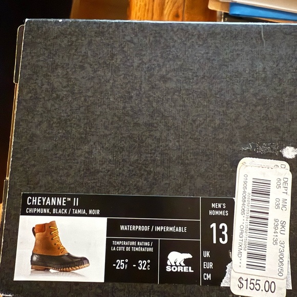 Men's Brown and Black Duck Boots - Picture 5 of 5